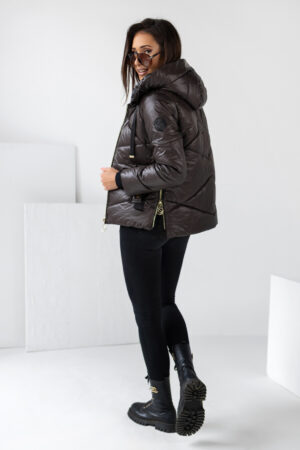 PIKOWANA Kurtka damska Mona – Czekolada