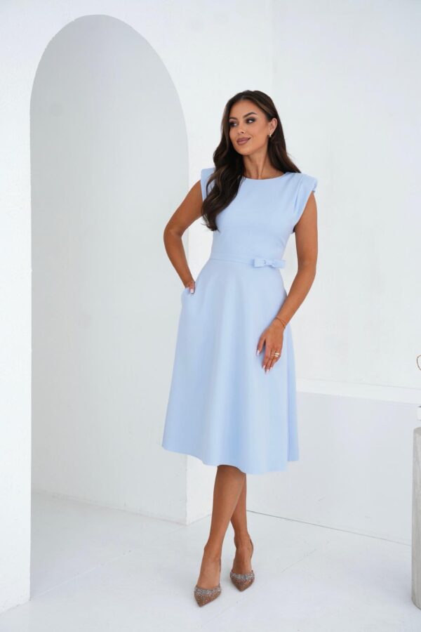 Sukienka midi - błękit